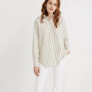 Madewell Tunic Shirt in Sea Haze